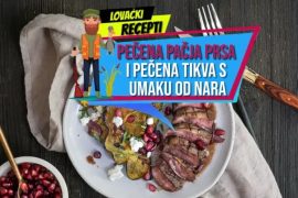 PEČENA PAČJA PRSA I PEČENA TIKVA S UMAKOM OD NARA_