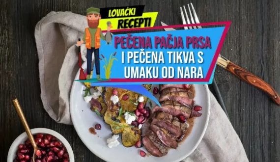 PEČENA PAČJA PRSA I PEČENA TIKVA S UMAKOM OD NARA_